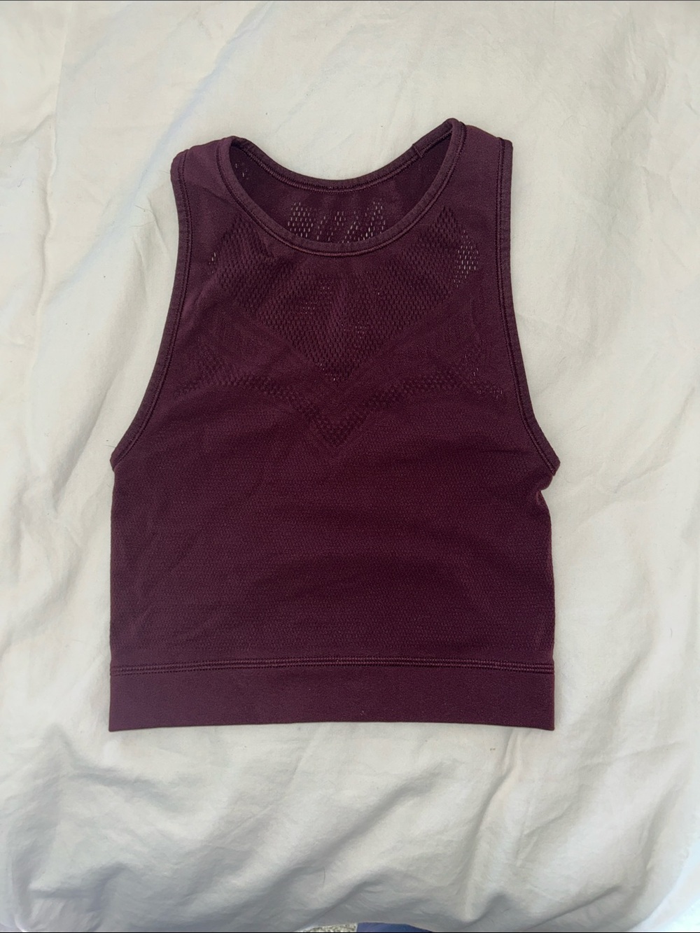 lululemon athletica Plum High-Neck Ribbed Tank